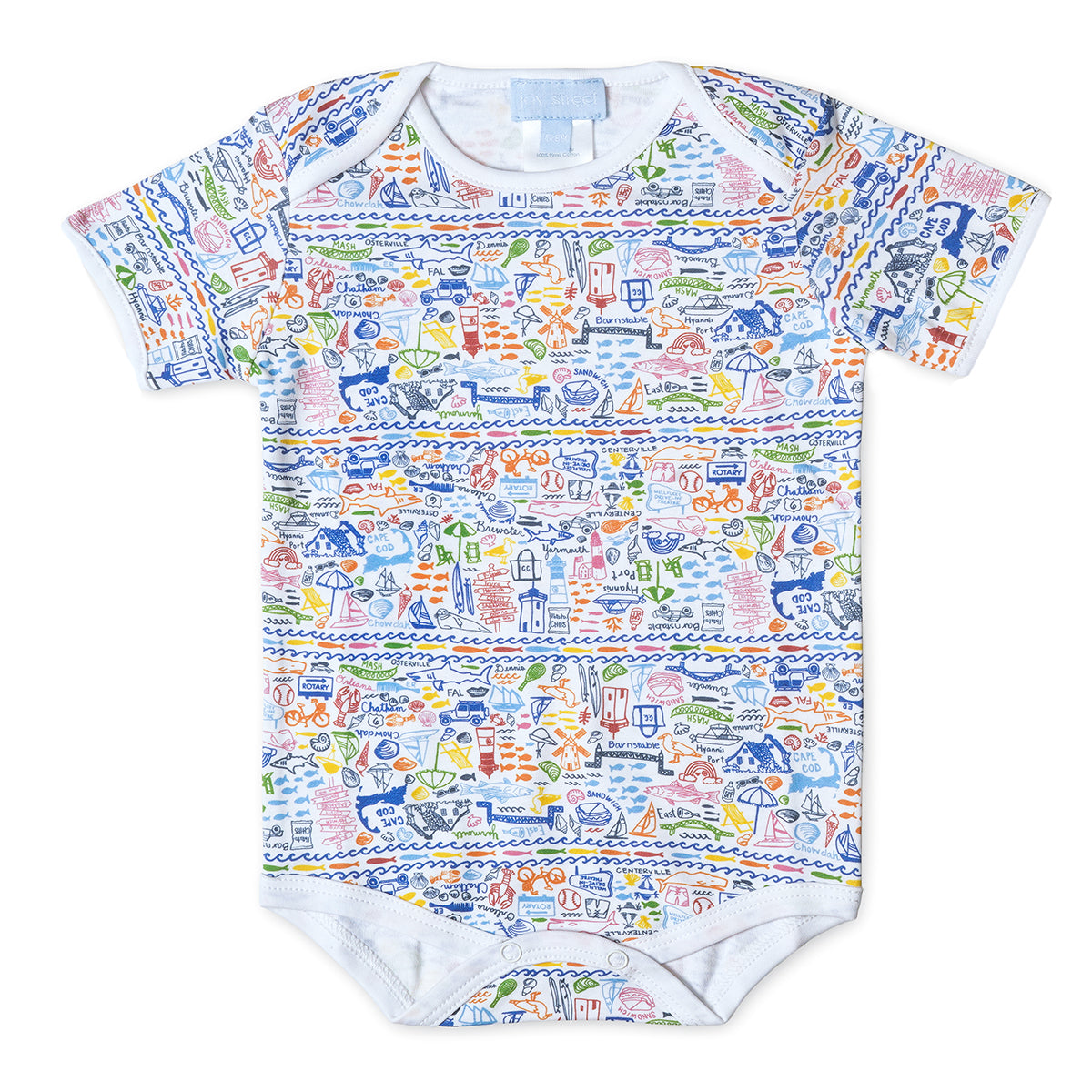 Cape Cod Short Sleeve Baby Body Suit