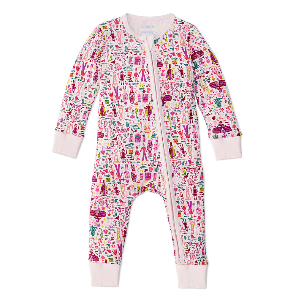 Joy Street Nutcracker Zip Baby Onesie
