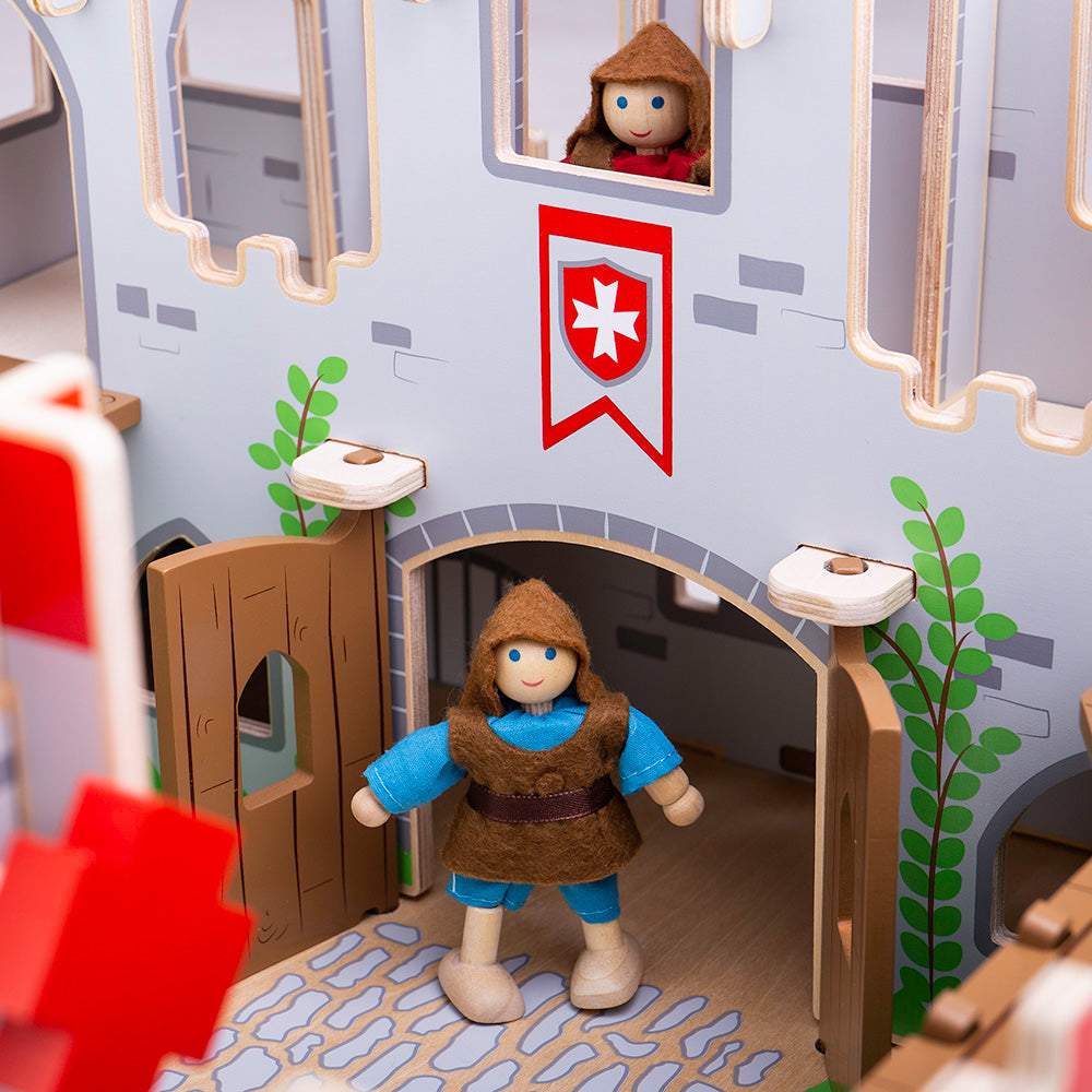 King George's Wooden Castle | Wooden Castle Toy | Bigjigs Toy