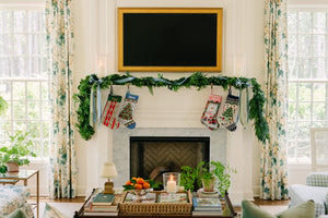Needlepoint Ribbon Christmas Tree Stocking