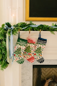 Needlepoint Christmas Tree Stocking