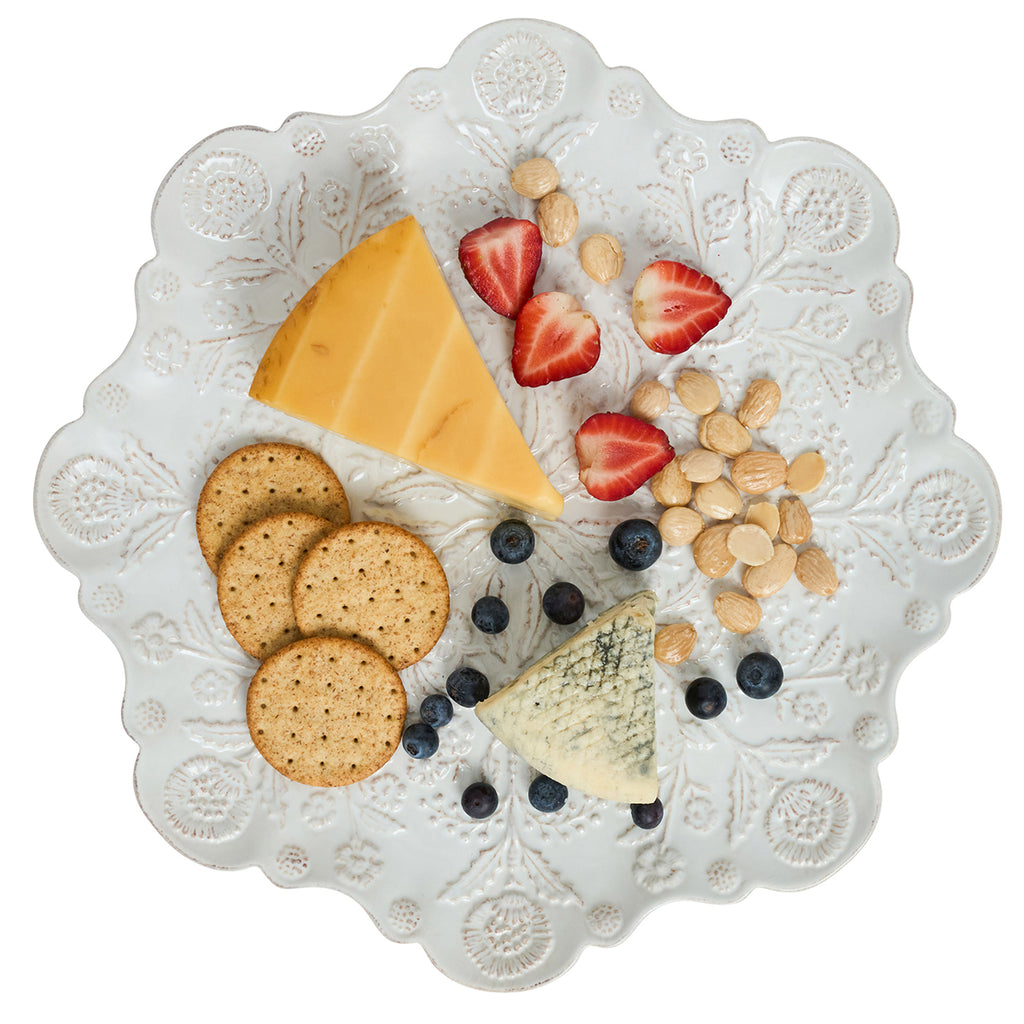 Berry & Thread Thistle Charger/Platter in Whitewash