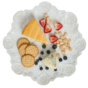 Berry & Thread Thistle Charger/Platter in Whitewash