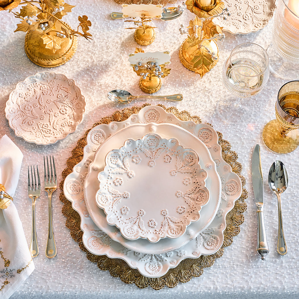 Berry & Thread Thistle Charger/Platter in Whitewash