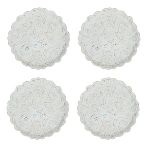 Berry & Thread Thistle Cocktail Plate in Whitewash