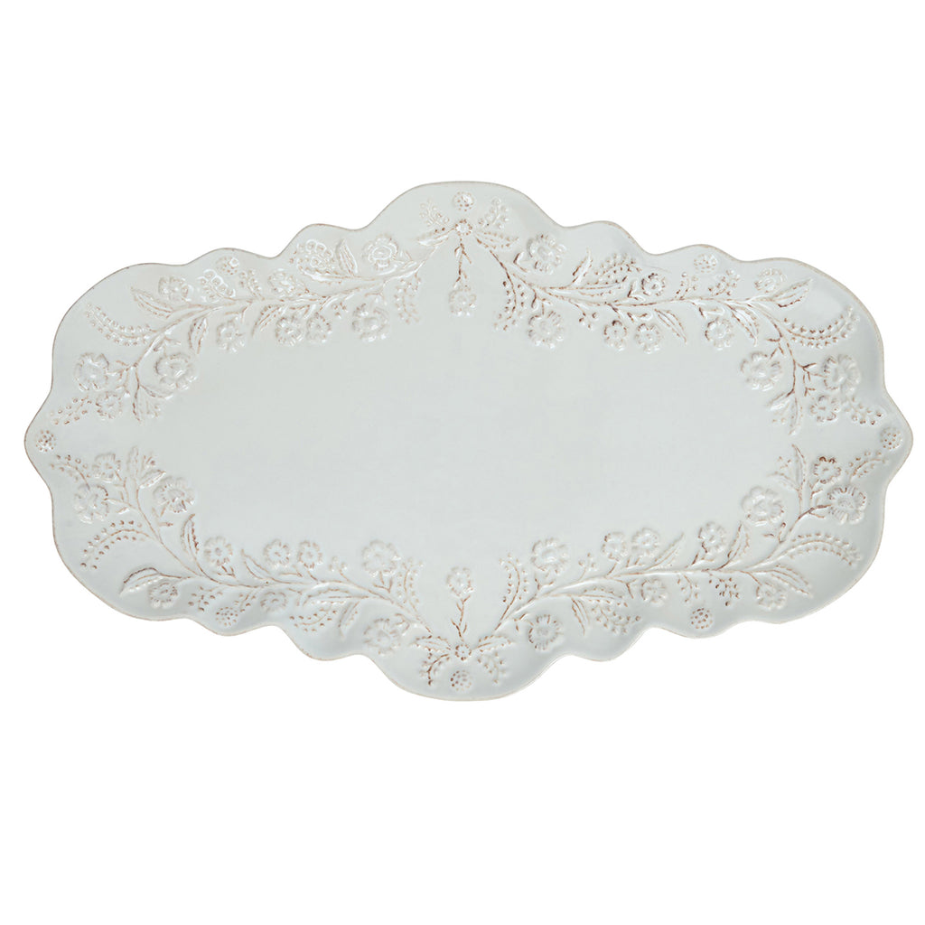Berry & Thread Thistle 16" Tray in Whitewash