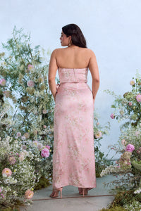 The June Dress in Light Pink Tapestry Rose