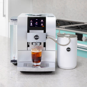 Z10 Fully Automatic Coffee Machine in Aluminum White