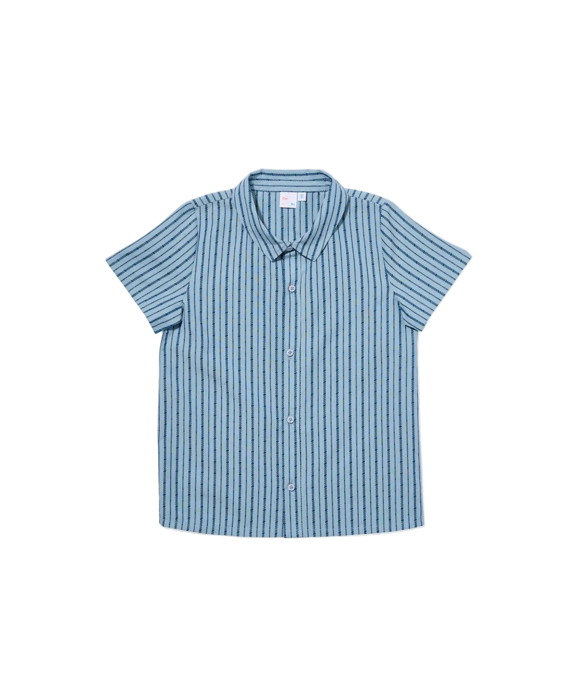 Jack Lee Shirt in Navy Ladder Stripe
