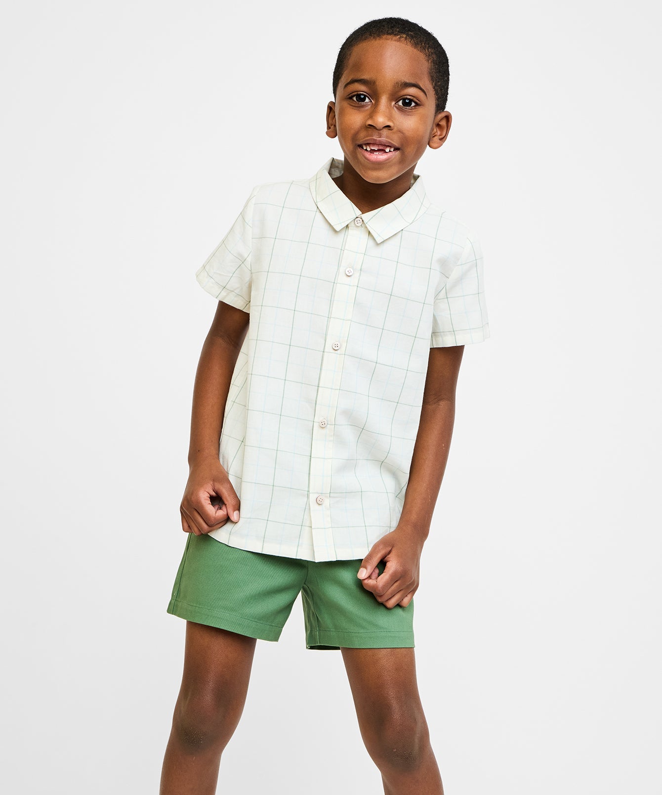 Jack Lee Shirt in Seafoam Plaid