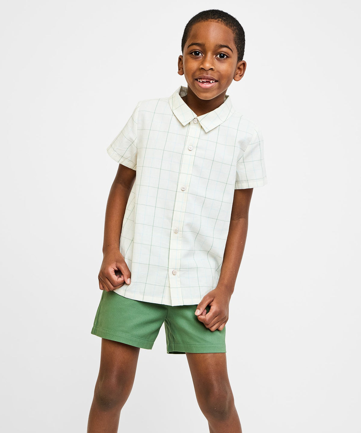 Jack Lee Shirt in Seafoam Plaid
