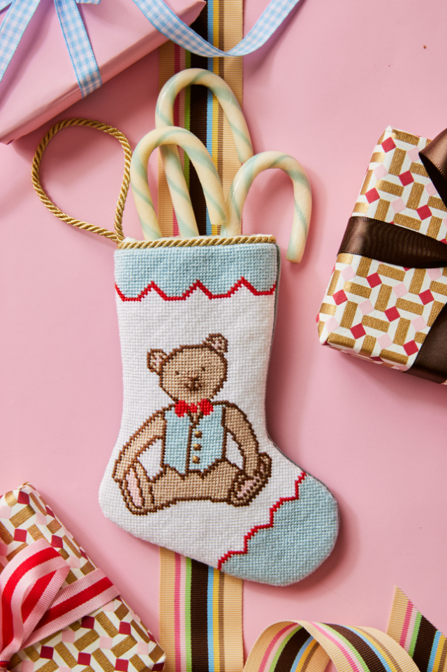 Jack's Friends Foundation "Teddy" in Blue by Holly Hollon