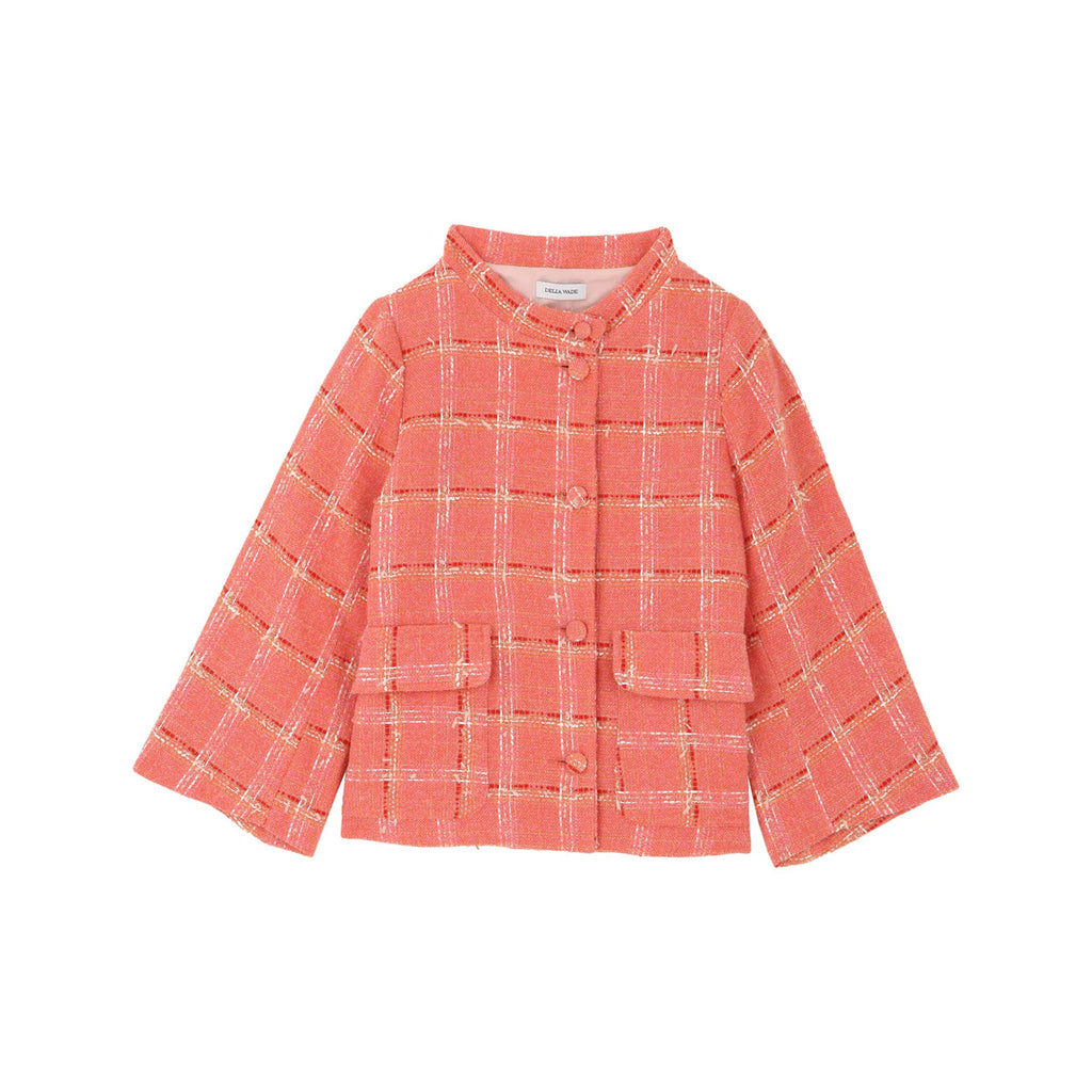 Emma Jacket in Carré Saumon