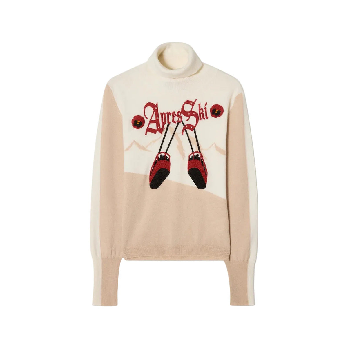 WN x Markarian Aprés Ski Sweater in Cream