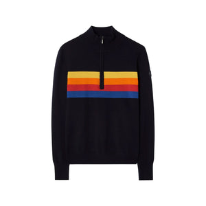 FreeBird Zip Up in Navy Blue