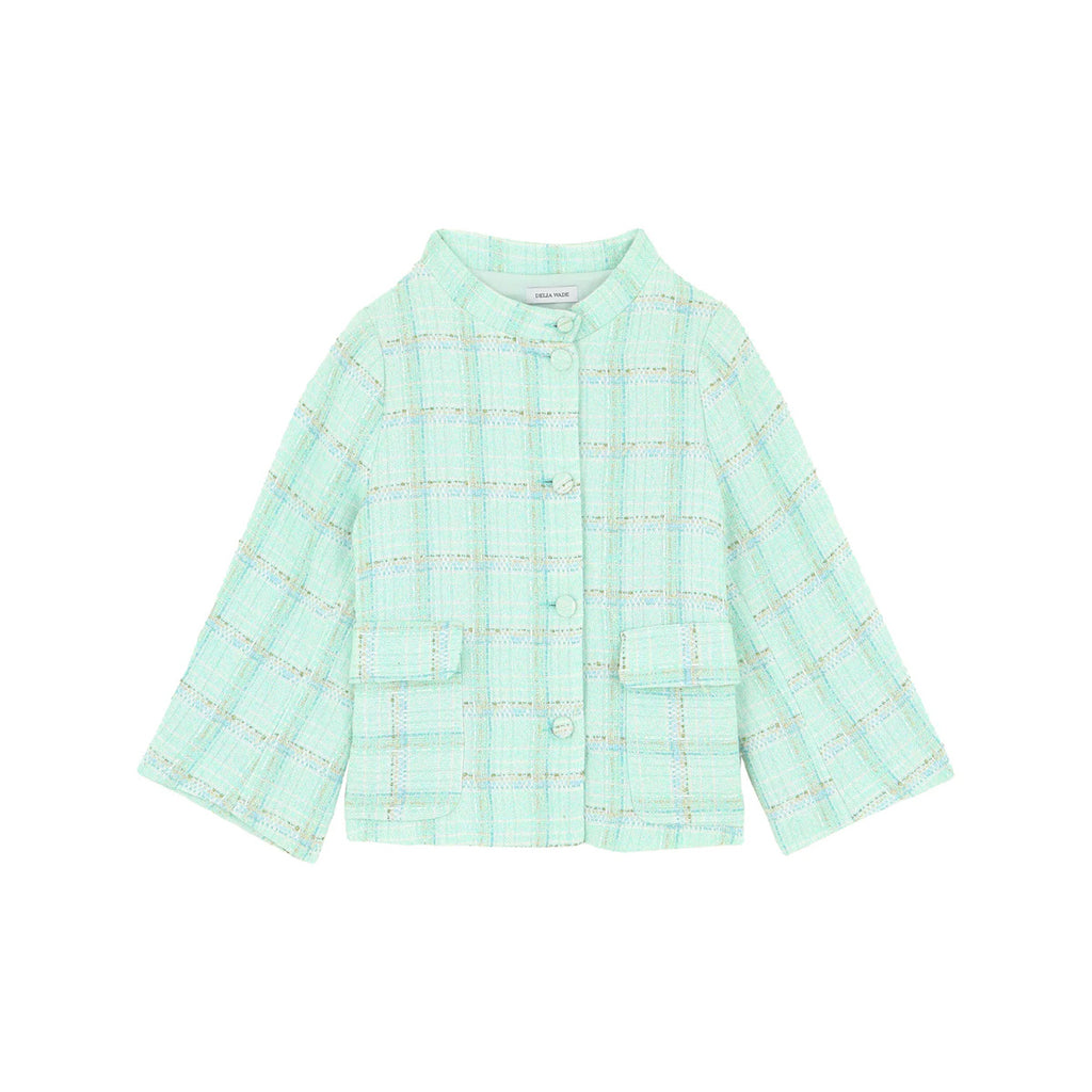 Emma Jacket in Carré Menthe