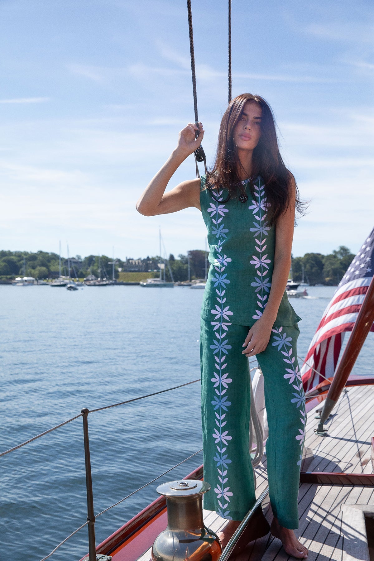 Jade Dragonfly Pant