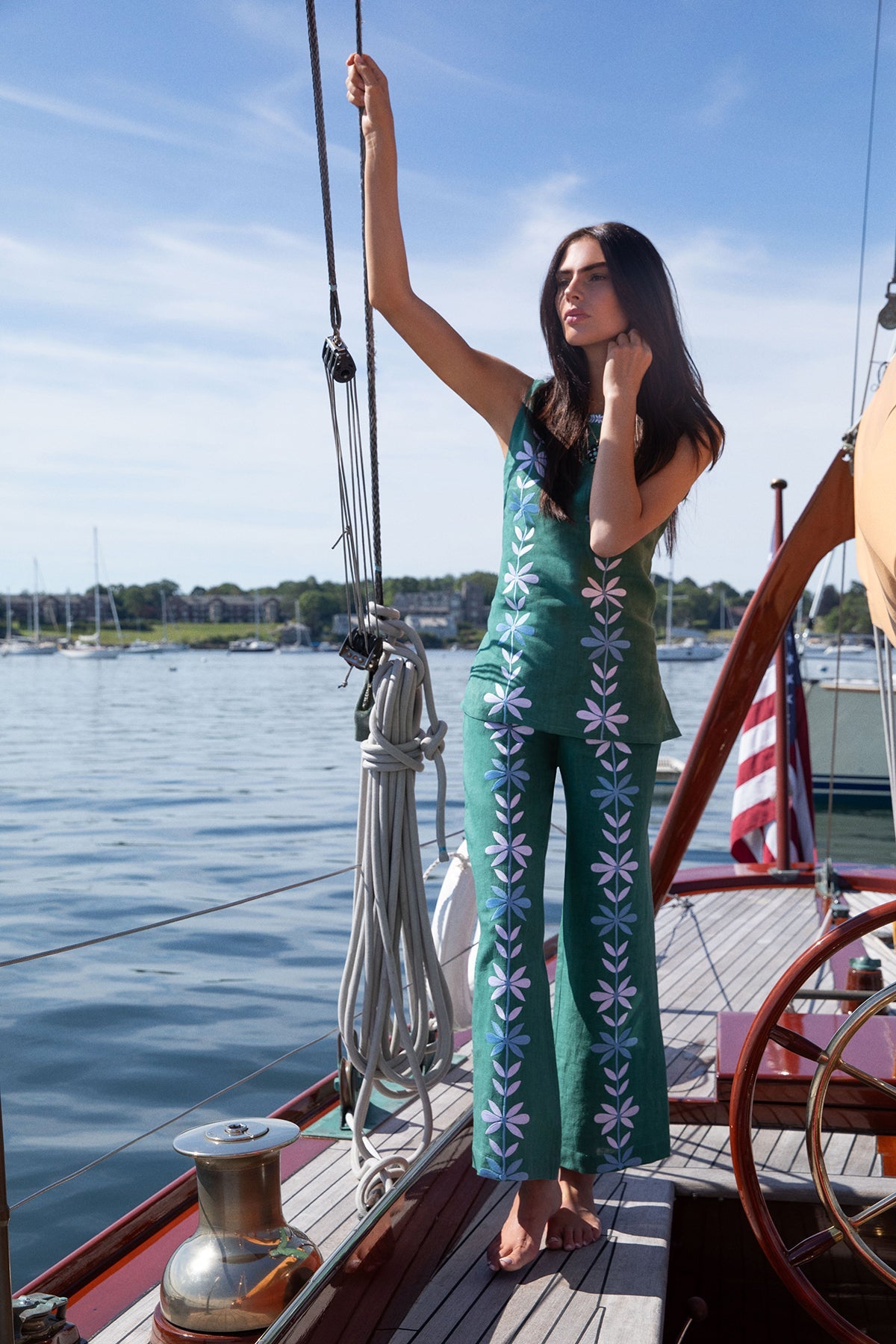 Jade Dragonfly Pant