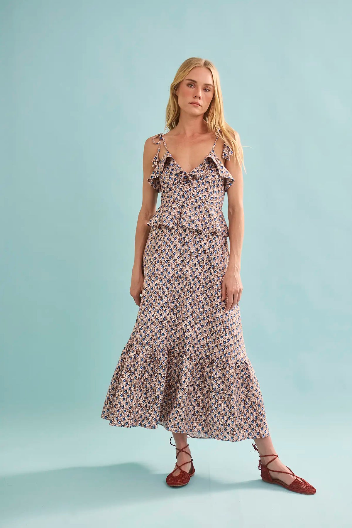 The Jamison Dress in Berryvine.