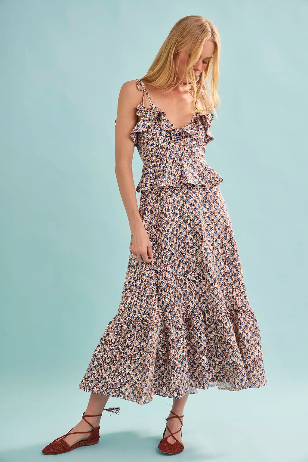 The Jamison Dress in Berryvine.