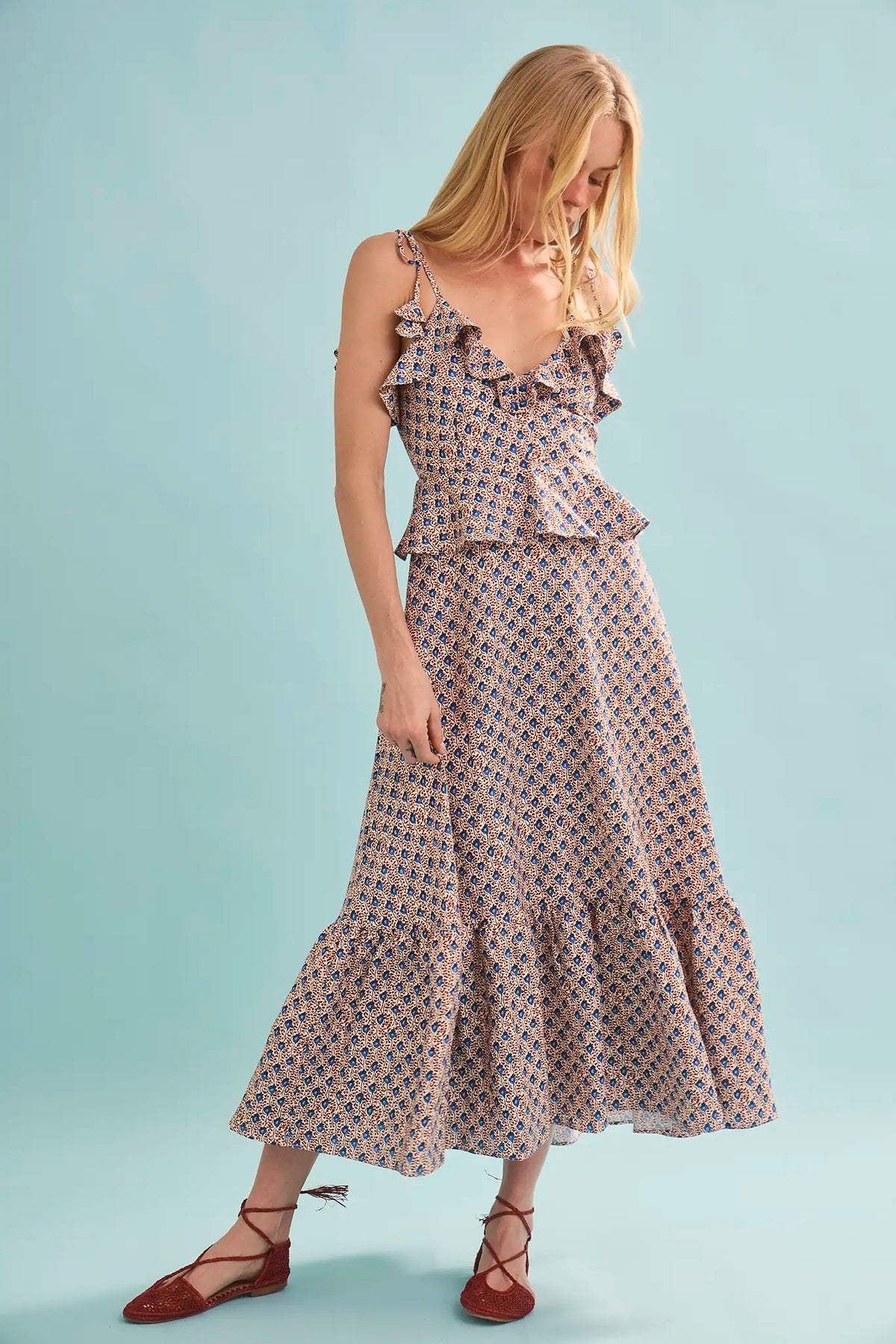 The Jamison Dress in Berryvine.
