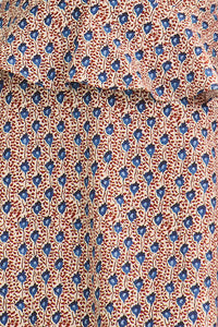 Close up of the Jamison Dress in Berryvine.