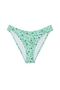 The Jane Bottom in Green Ikat Dot