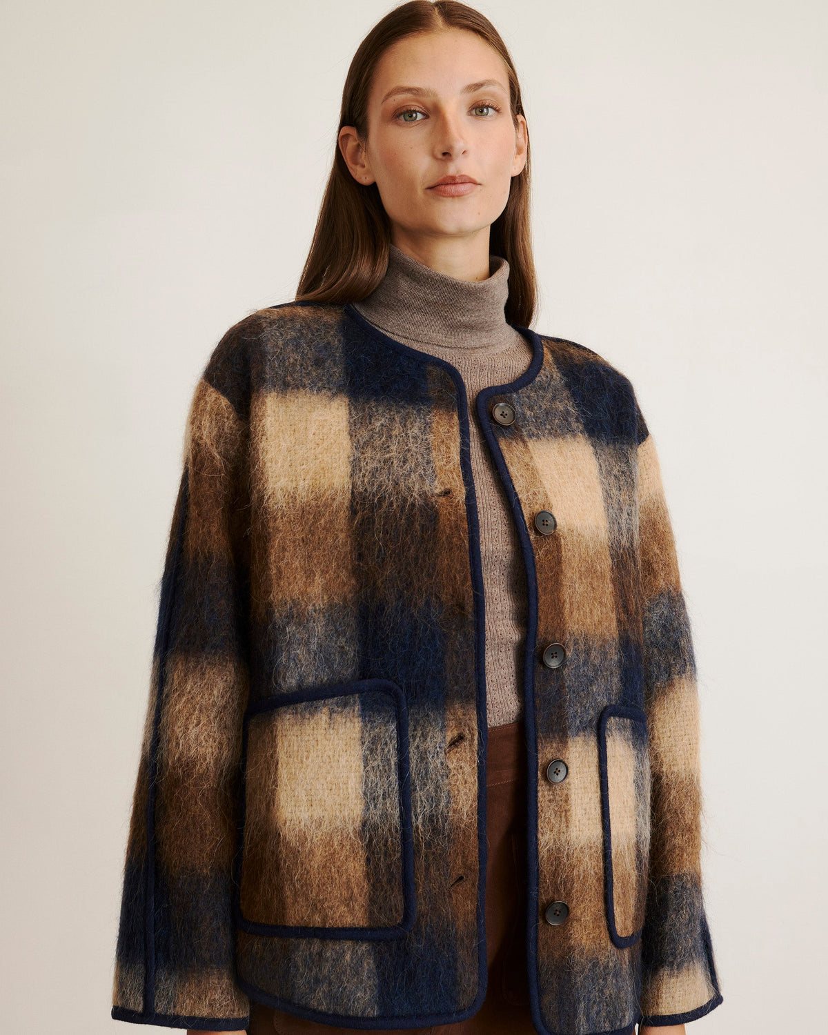 Janet Jacket in Toffee Multi
