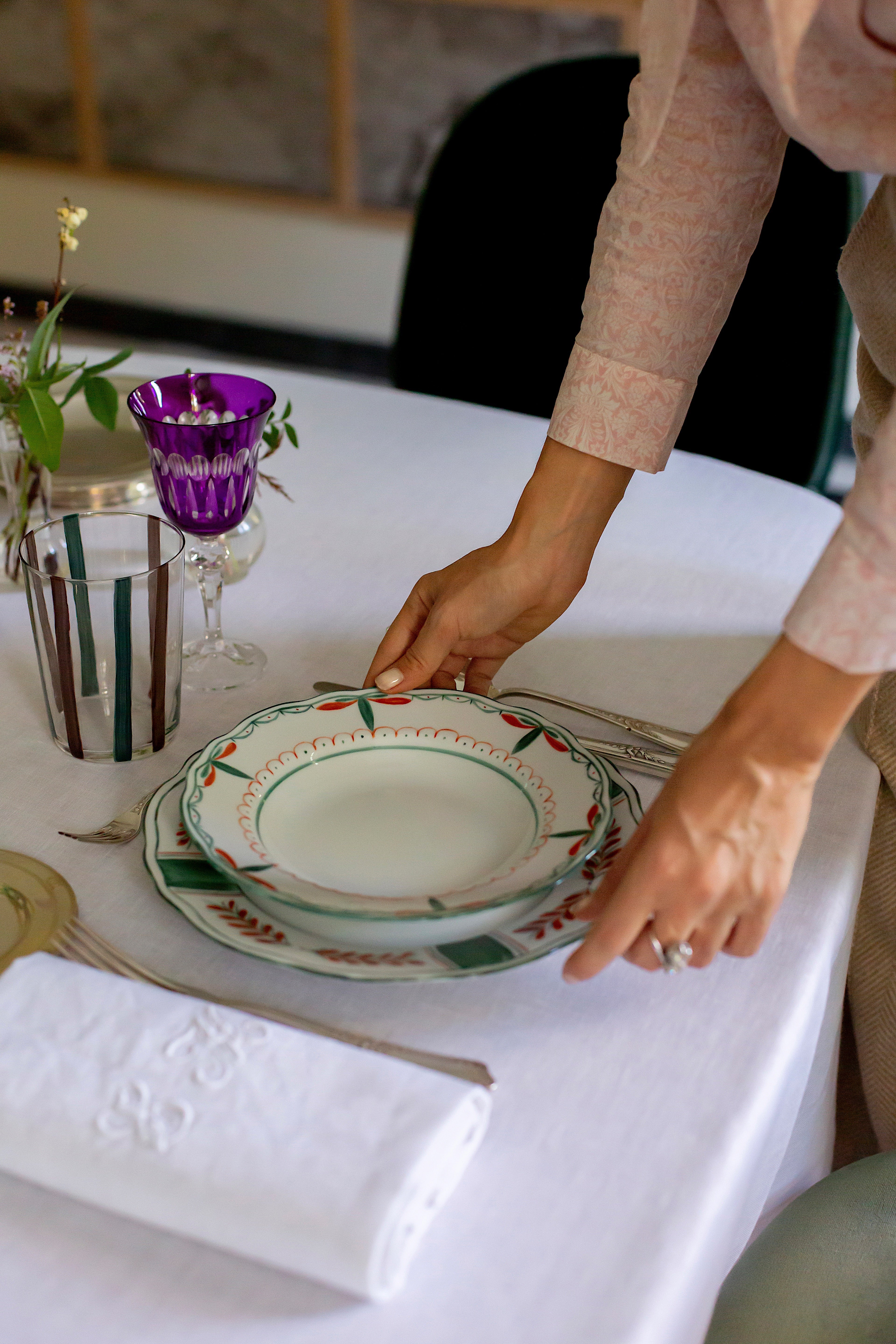 Jardin Soup & Pasta Plate