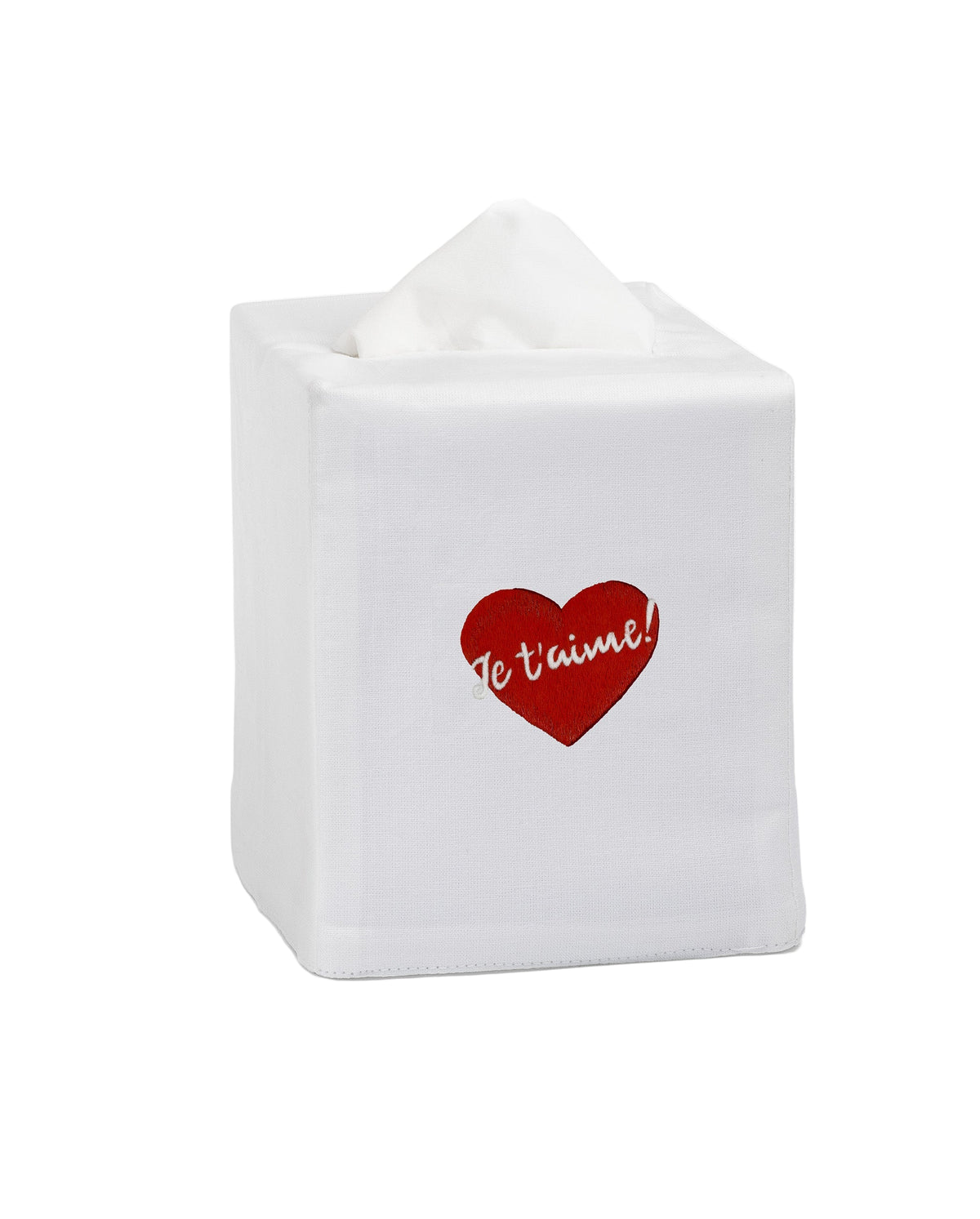 Je T'aime Tissue Box Cover