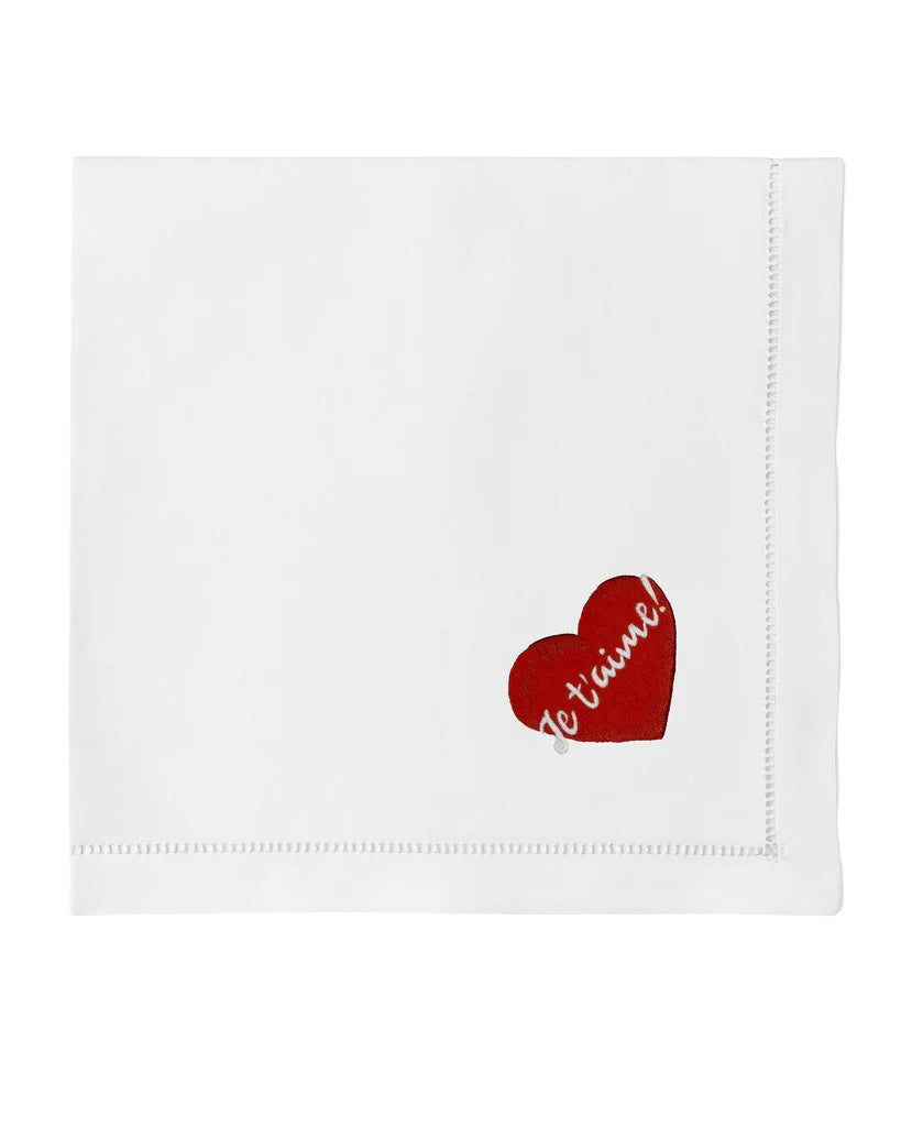 Je T'aime Napkin