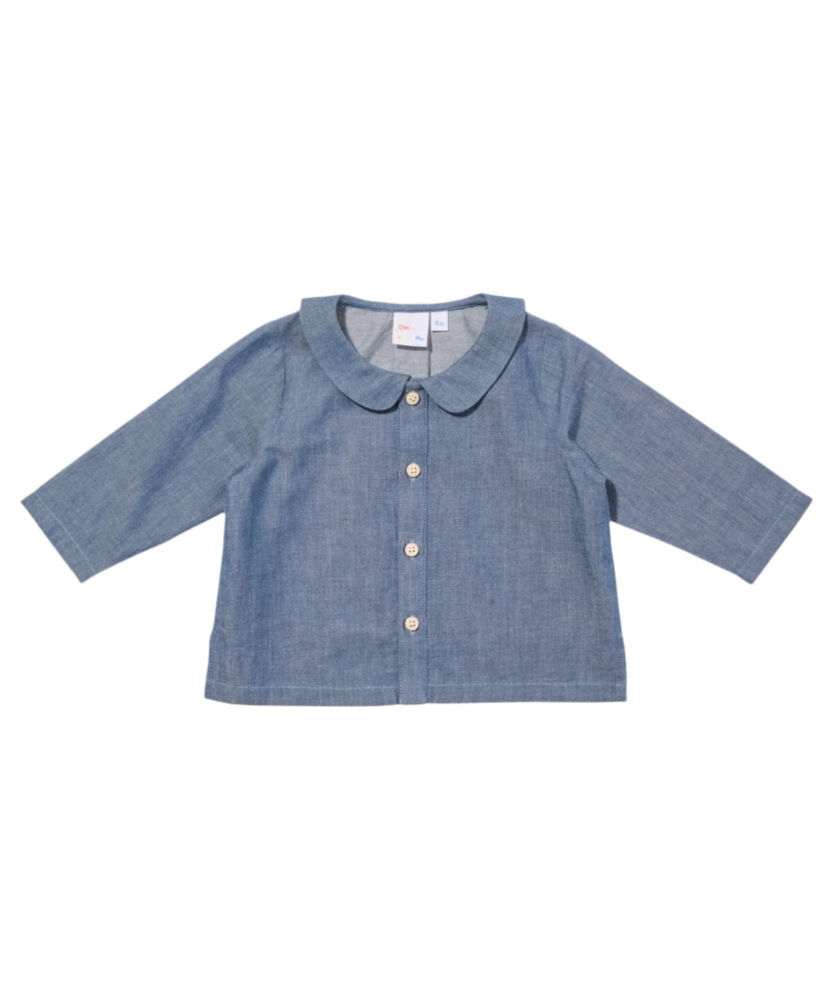 Jefferson Baby Shirt in Denim