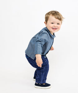 Jefferson Baby Shirt in Denim