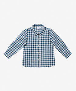 Jeffie Shirt in Blue Picnic Check