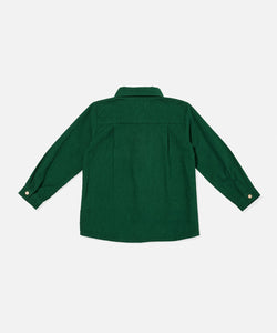 Jeffie Shirt in Forest Corduroy