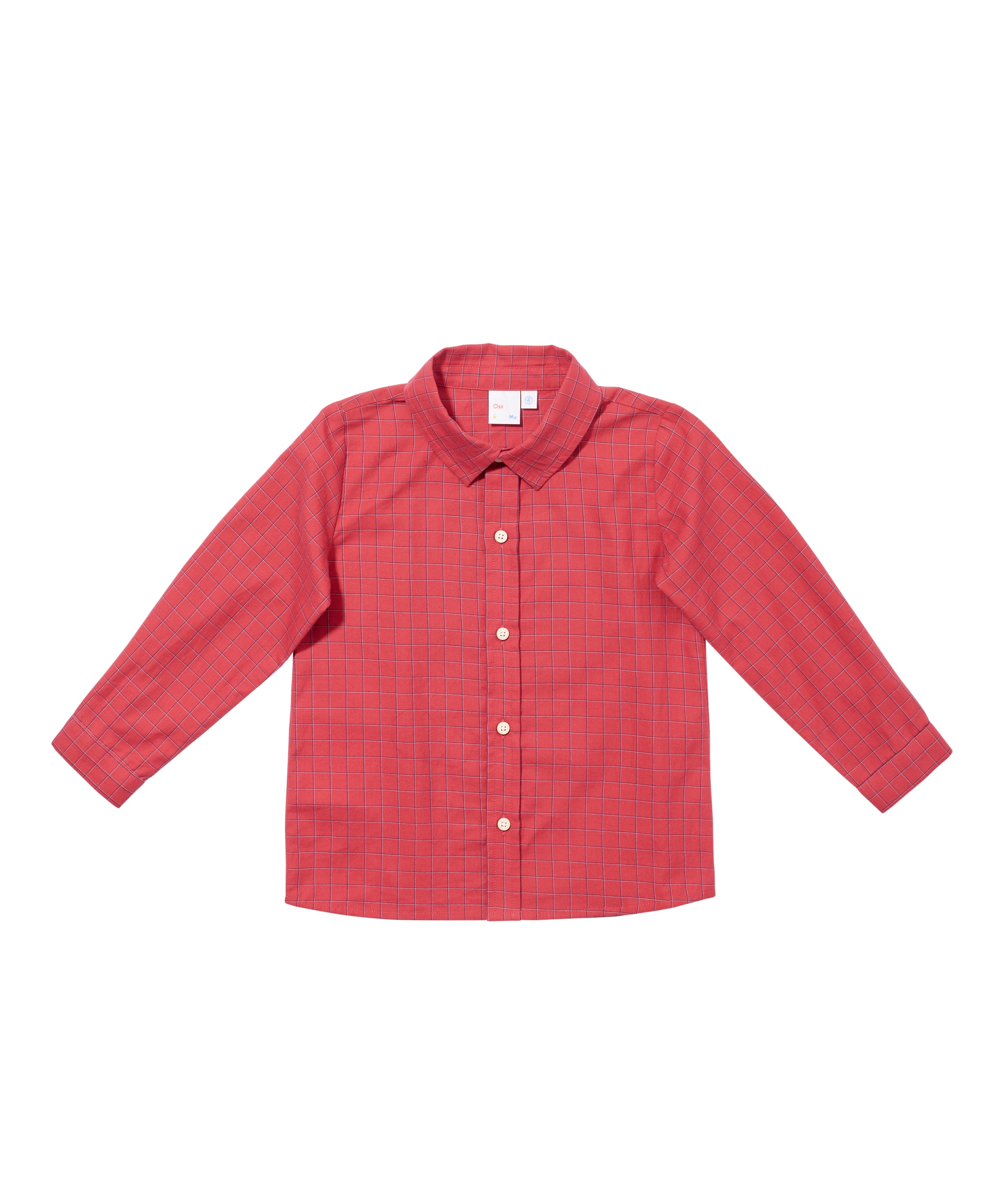 Jeffie Shirt in Holiday Red Plaid