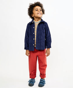 Jeffie Shirt in Navy Corduroy