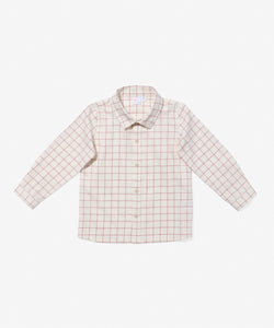 Jeffie Shirt in Pomegranate Plaid