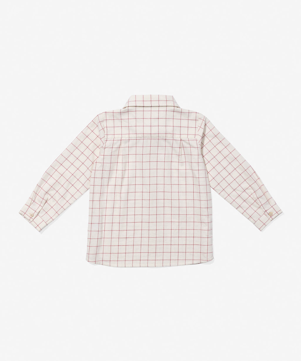 Jeffie Shirt in Pomegranate Plaid