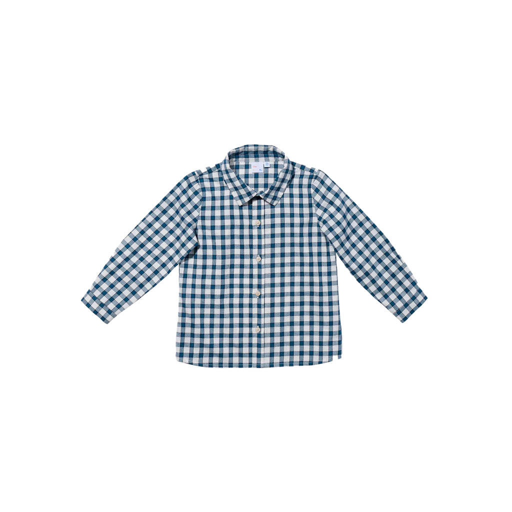 Jeffie Shirt in Blue Picnic Check