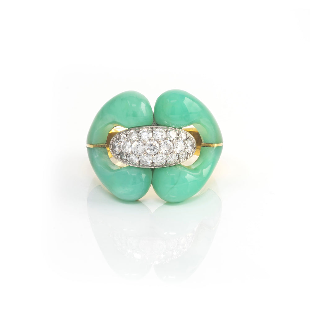 Carved Stone Nautical Ring