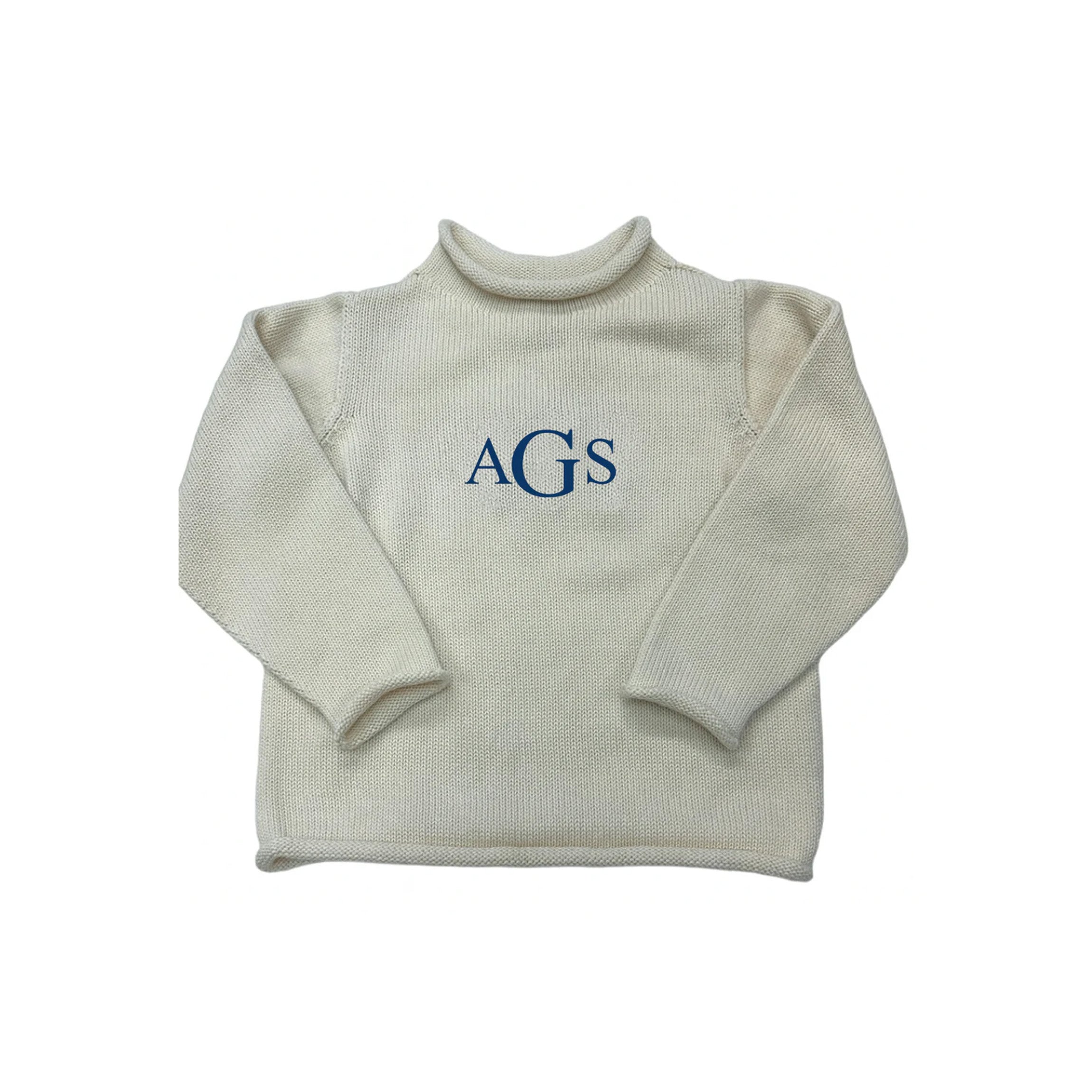 Jersey Rollneck Sweater in Natural