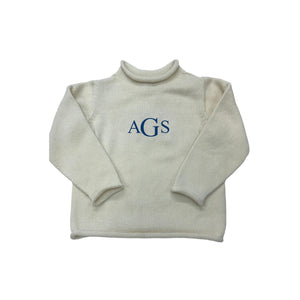 Jersey Rollneck Sweater in Natural