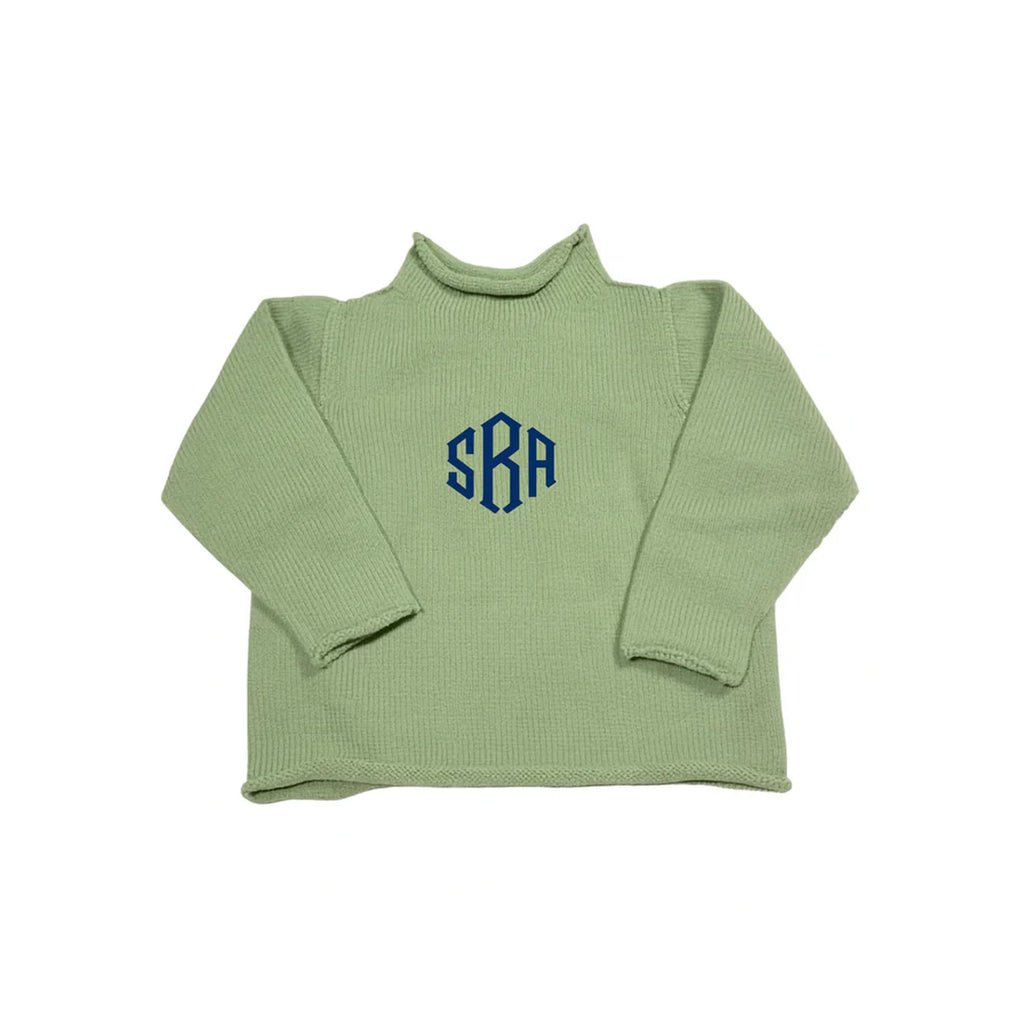 Jersey Rollneck Sweater in Sage