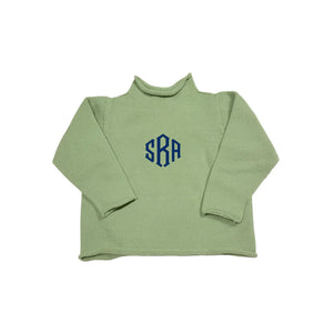Jersey Rollneck Sweater in Sage