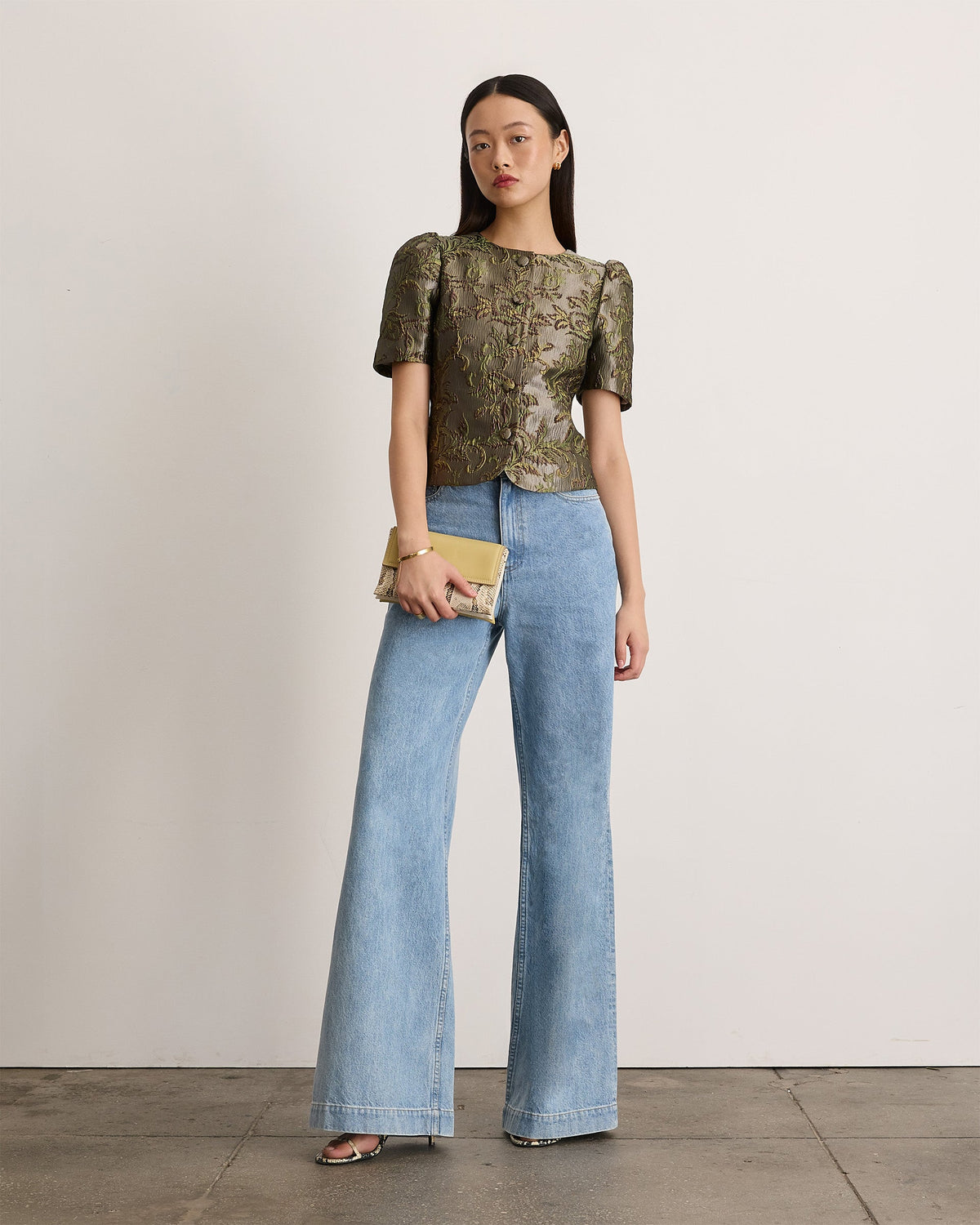 Jessa Top in Sprout Multi