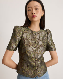 Jessa Top in Sprout Multi