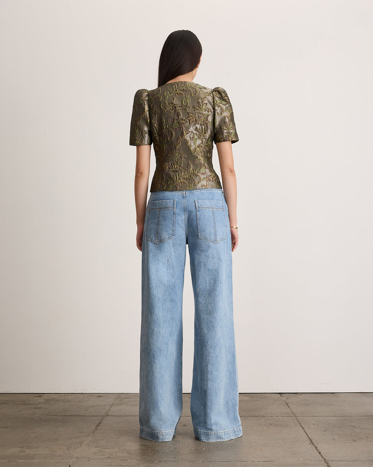 Jessa Top in Sprout Multi