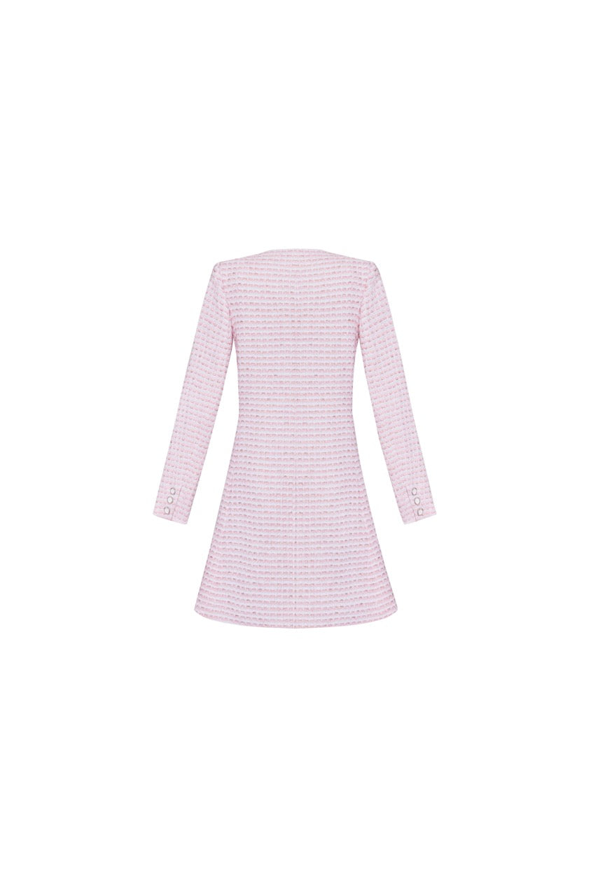 The Teresa Jacket in Pink & White