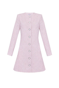 The Teresa Jacket in Pink & White